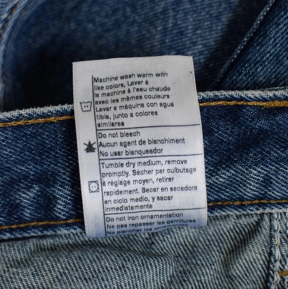 Carhartt B480 Dark Vintage Blue Heavyweight Denim Straight Leg Jean Size 44x32 - Picture 7 of 7